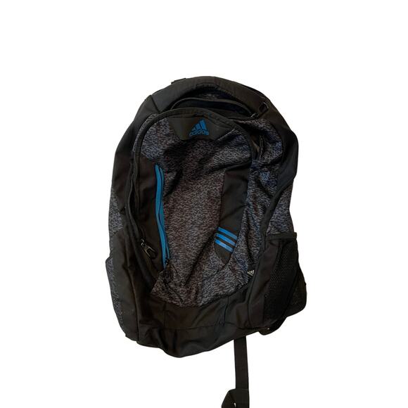 Adidas Gray Blue padded Backpack - Picture 1 of 4